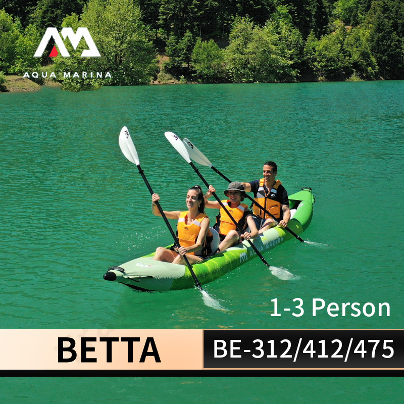 Inflatable Kayak 3 Person - Надувная лодка-каяк AQUA MARINA BETTA с