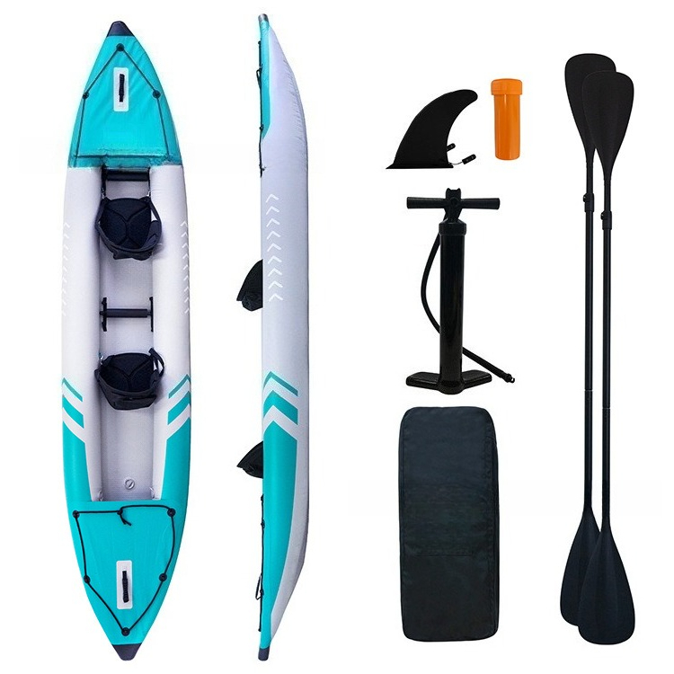 Kayak Inflatable 2 Person - Портативный складной надувной каяк для рыбалки,