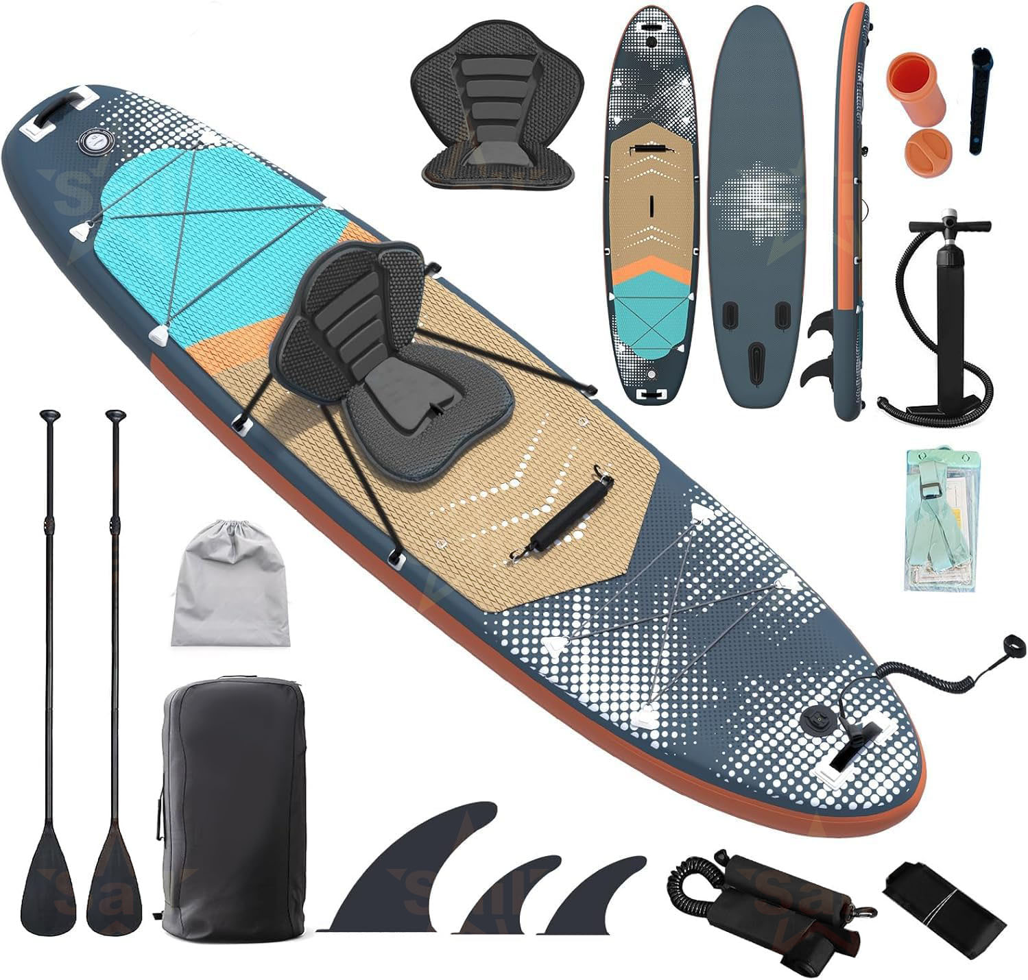 Paddle Board Backpack - Многофункциональная надувная доска для сап-серфинга (SUP)