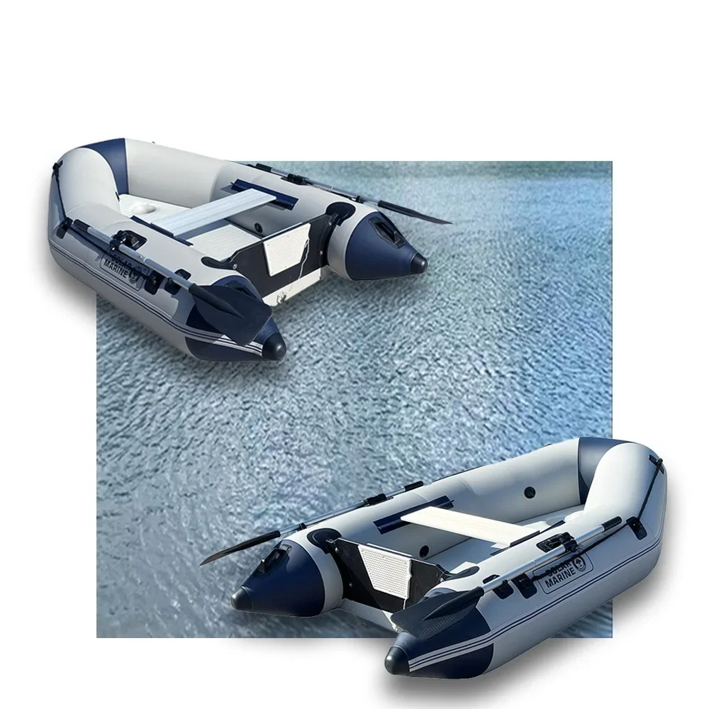 Inflatable Kayak 3 Person - Надувная лодка для рыбалки, 2,7 м