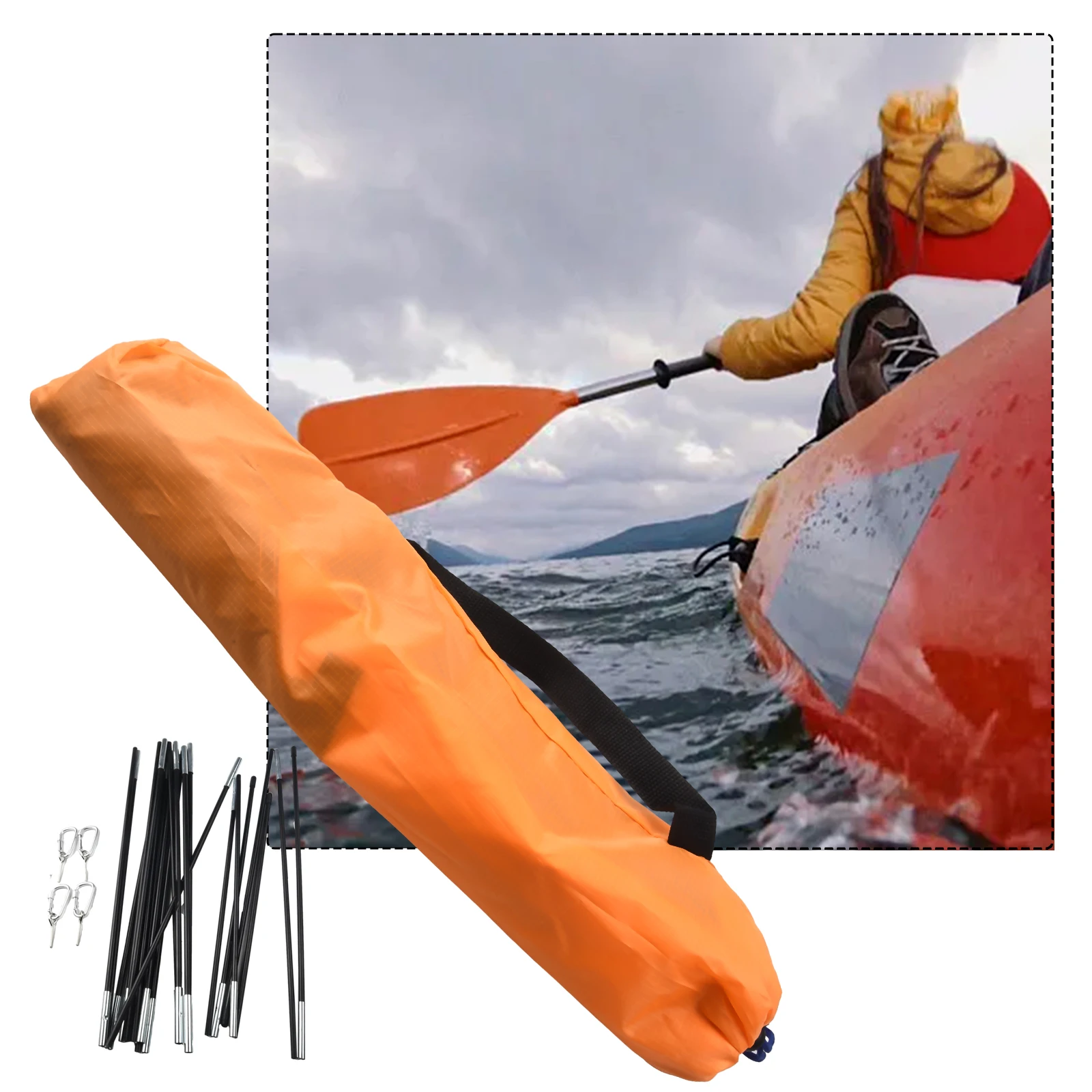 Inflatable Kayak 3 Person - Надувной тент-навес для каяка на 2-3