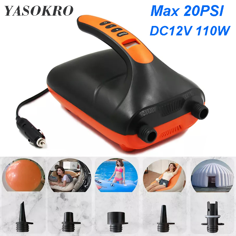 Paddle Board Electric Pump 20Psi - Электрический воздушный насос, сценический насос высокого