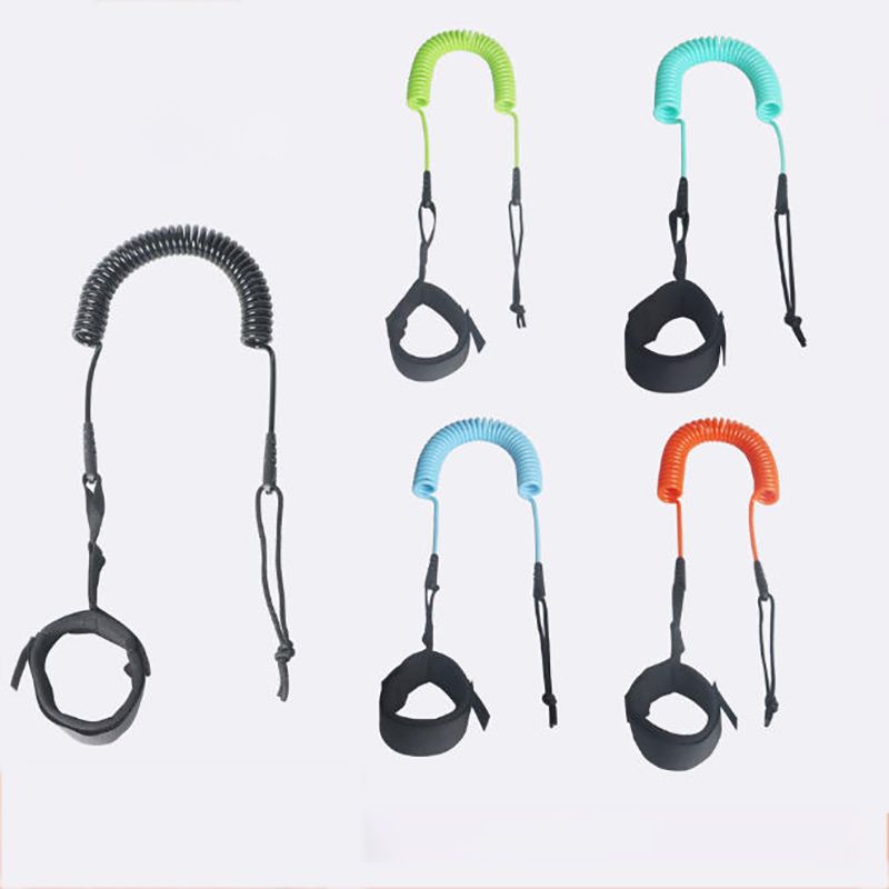Paddle Board Leash Coiled - Премиальный 5-мм поводок для SUP-доски с