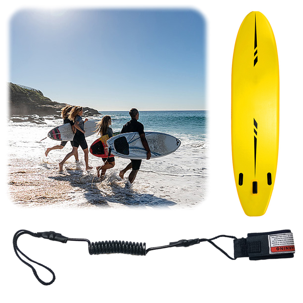 Paddle Board Leash Coiled - Спиральный страховочный ремень для доски для