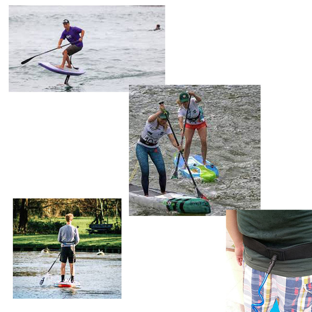 Paddle Board Leash Coiled - Спиральный регулируемый страховочный ремень для сапбордов