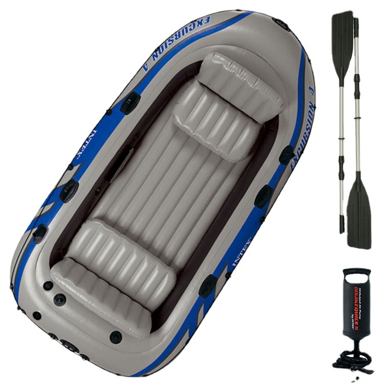 Inflatable Boat 4 Person - Профессиональная надувная лодка для гребли на