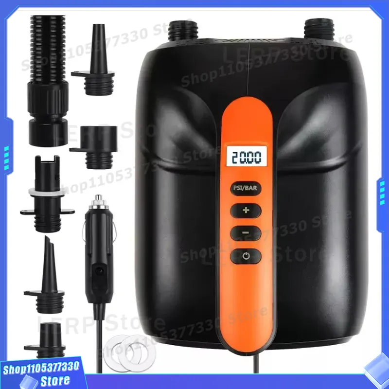 Paddle Board Electric Pump 20Psi - Электрический воздушный насос 20PSI для надувных