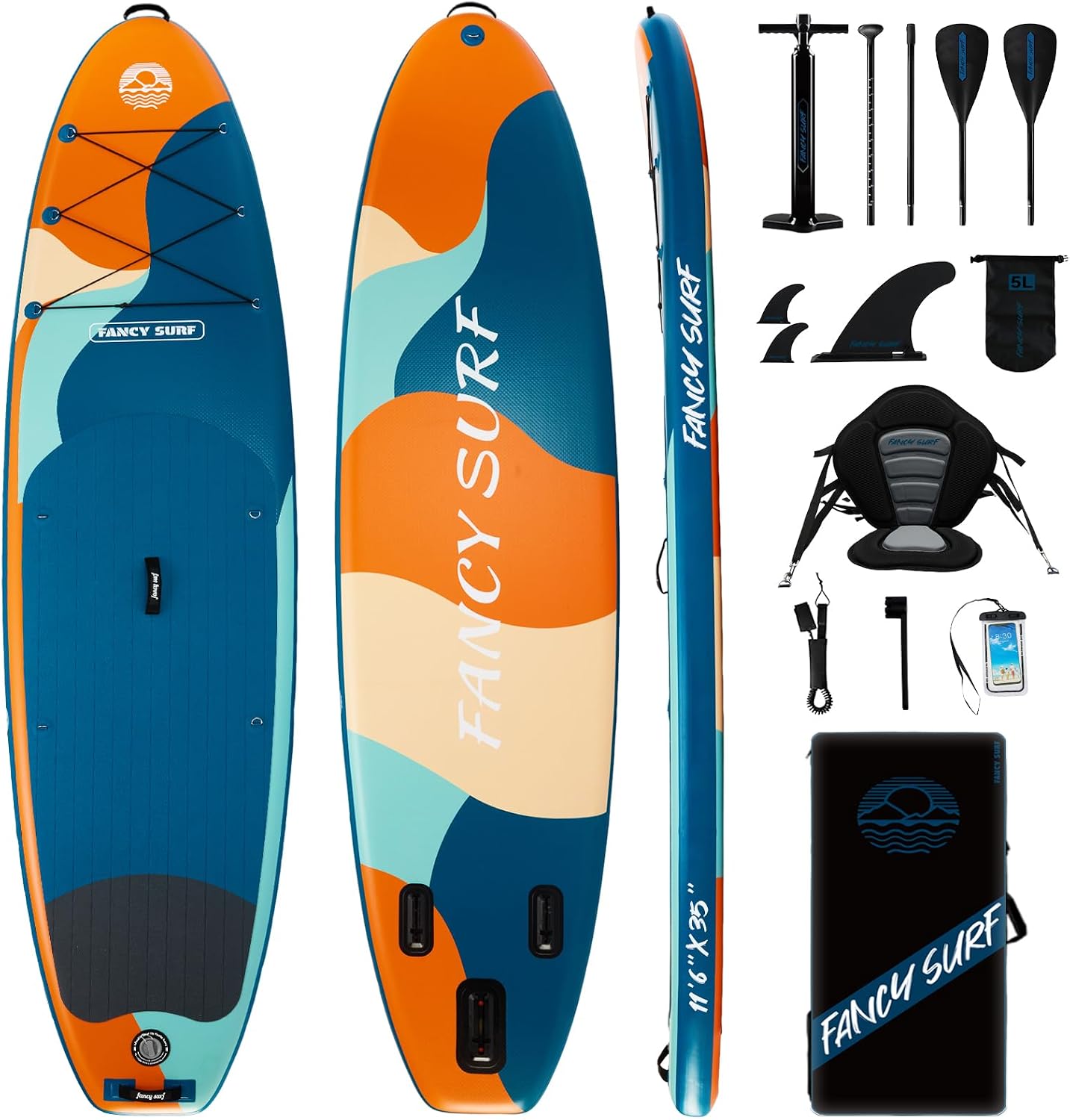 Надувная доска для паддлбордин – обзор и цена Paddle Board Backpack