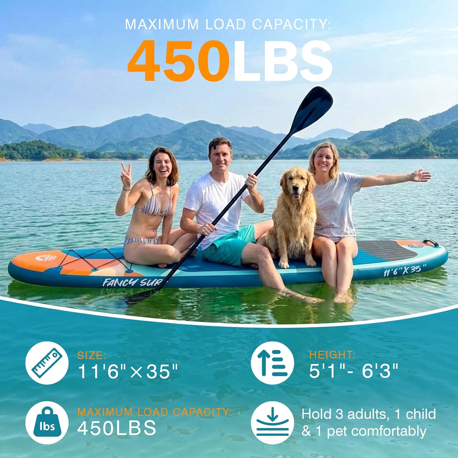 Надувная доска для паддлбордин – обзор и цена Paddle Board Backpack