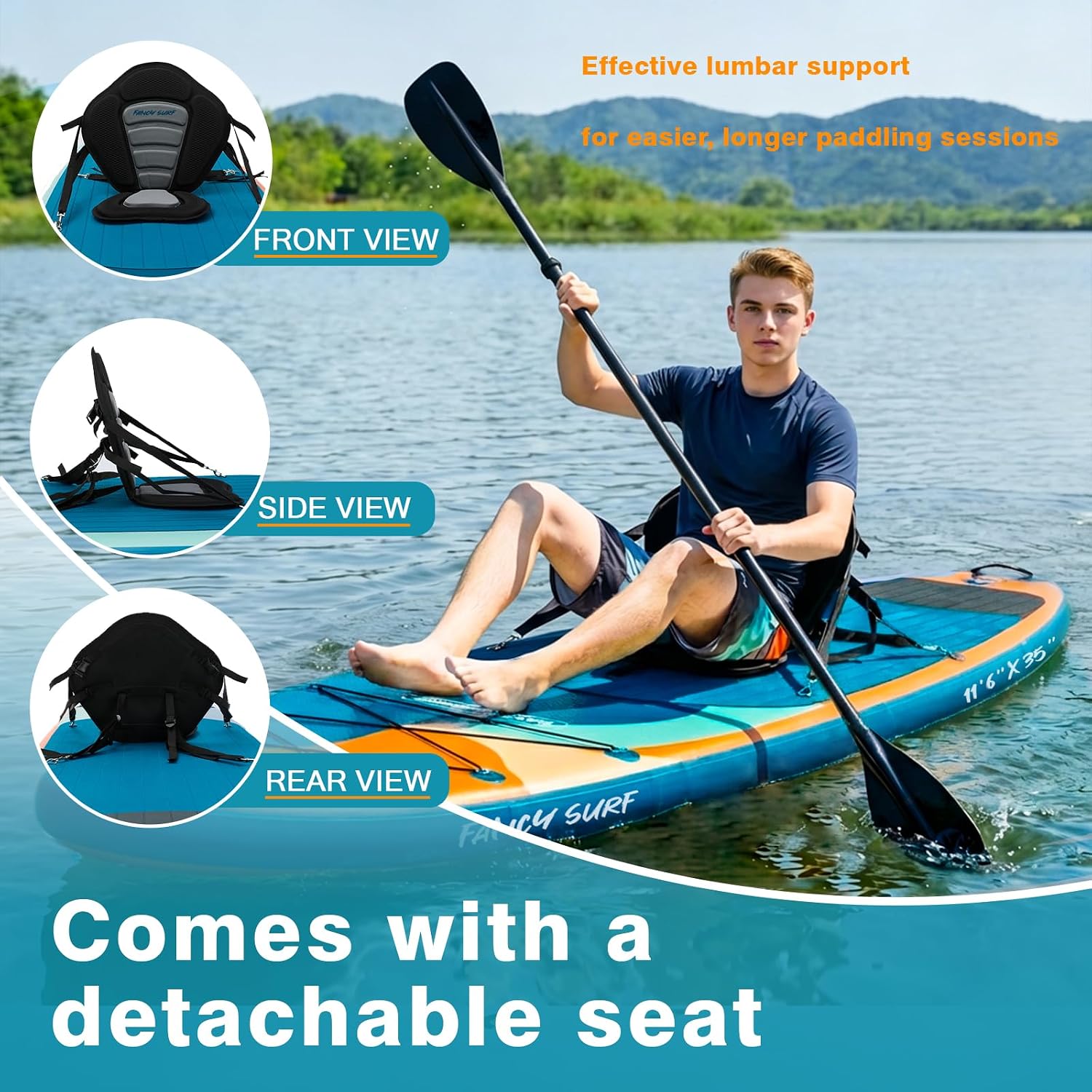 Надувная доска для паддлбордин – обзор и цена Paddle Board Backpack