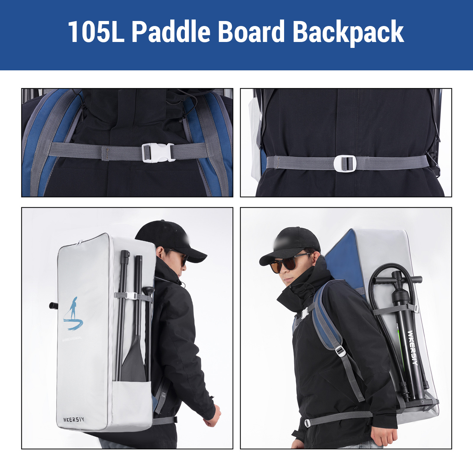 Водонепроницаемый вместительны – обзор и цена Paddle Board Backpack