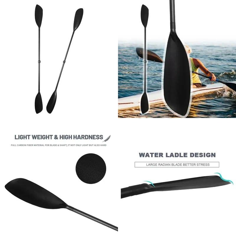 Регулируемое складное весло дл – обзор и цена Kayak Paddle Carbon 2 Piece
