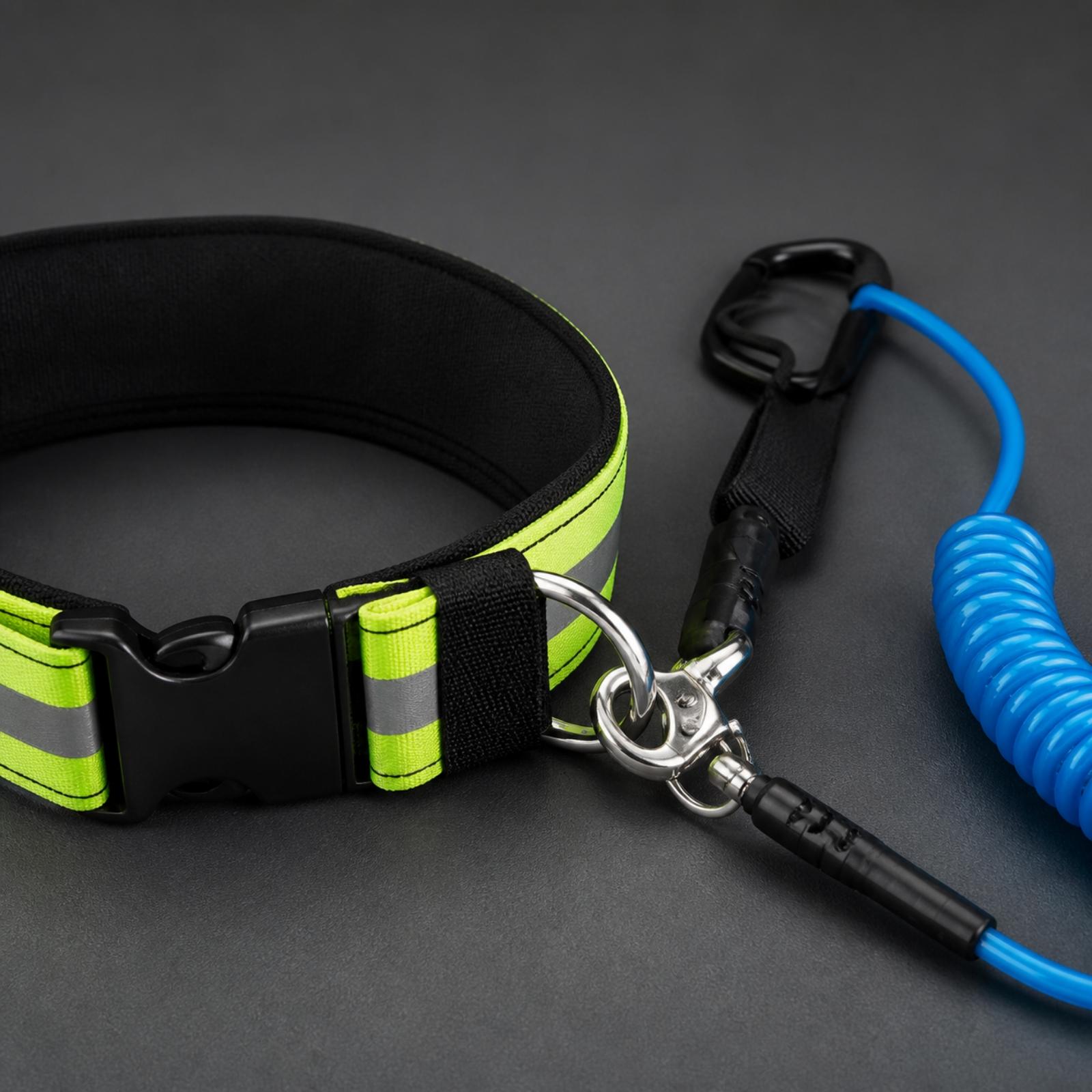 Ремень для безопасности на пад – обзор и цена Paddle Board Leash Coiled