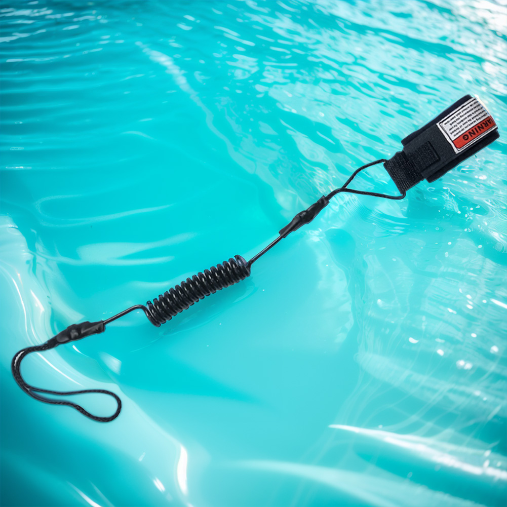 Премиальный спиральный поводок – обзор и цена Paddle Board Leash Coiled
