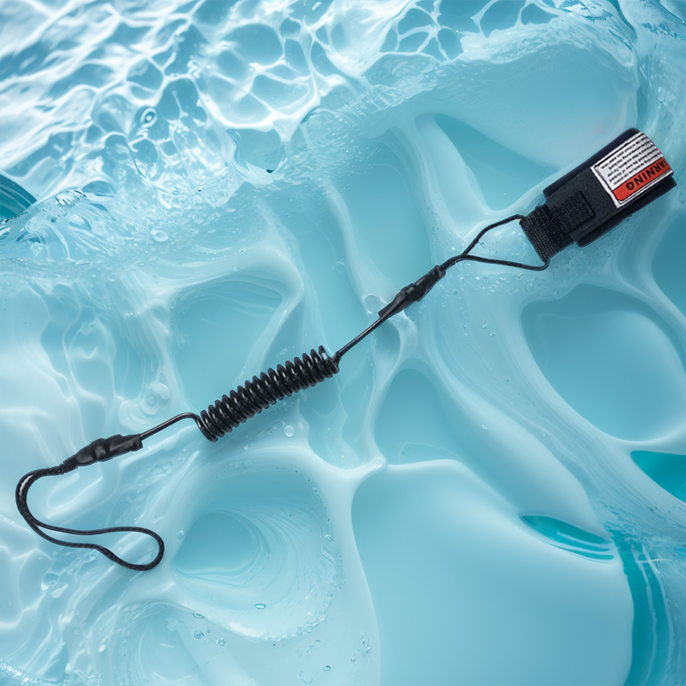 Премиальный спиральный поводок – обзор и цена Paddle Board Leash Coiled
