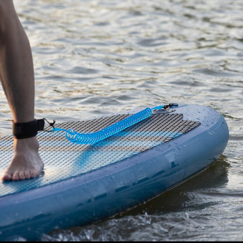 Новый поводок для щиколотки Su – обзор и цена Paddle Board Leash Coiled