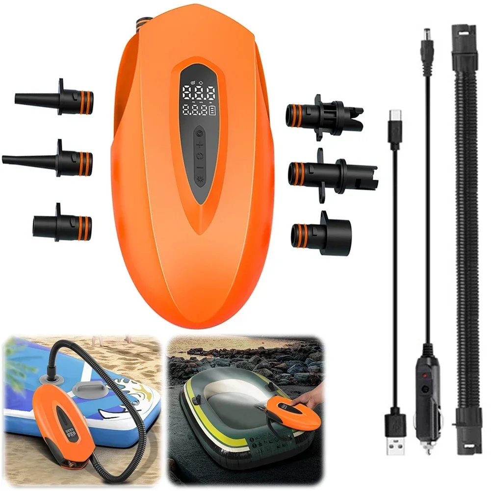Электрический насос для SUP-до – обзор и цена Paddle Board Electric Pump 20Psi
