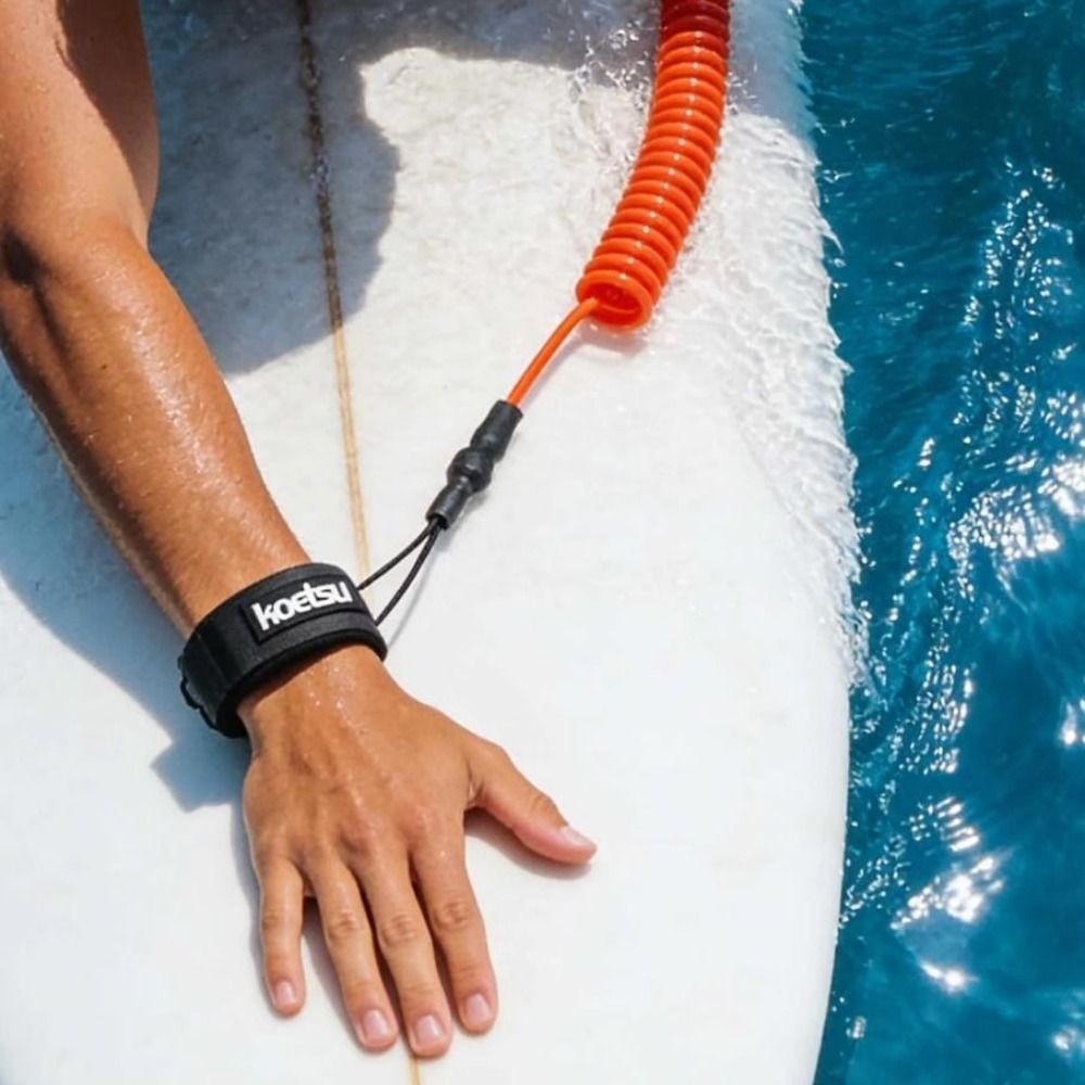 Новый эластичный растягивающий – обзор и цена Paddle Board Leash Coiled