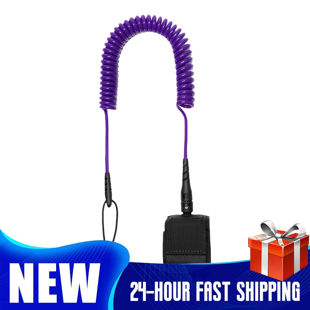 Поводок-лес для SUP-доски, сер – обзор и цена Paddle Board Leash Coiled