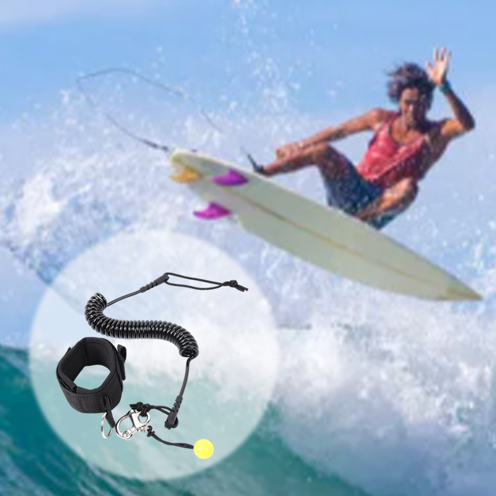 Регулируемый спиральный страхо – обзор и цена Paddle Board Leash Coiled