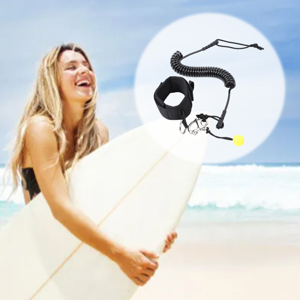 Регулируемый спиральный страхо – обзор и цена Paddle Board Leash Coiled