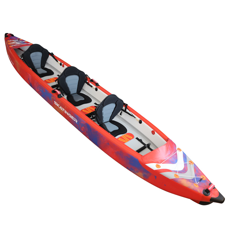 Надувной каяк Skatinger Full D – обзор и цена Inflatable Kayak 3 Person