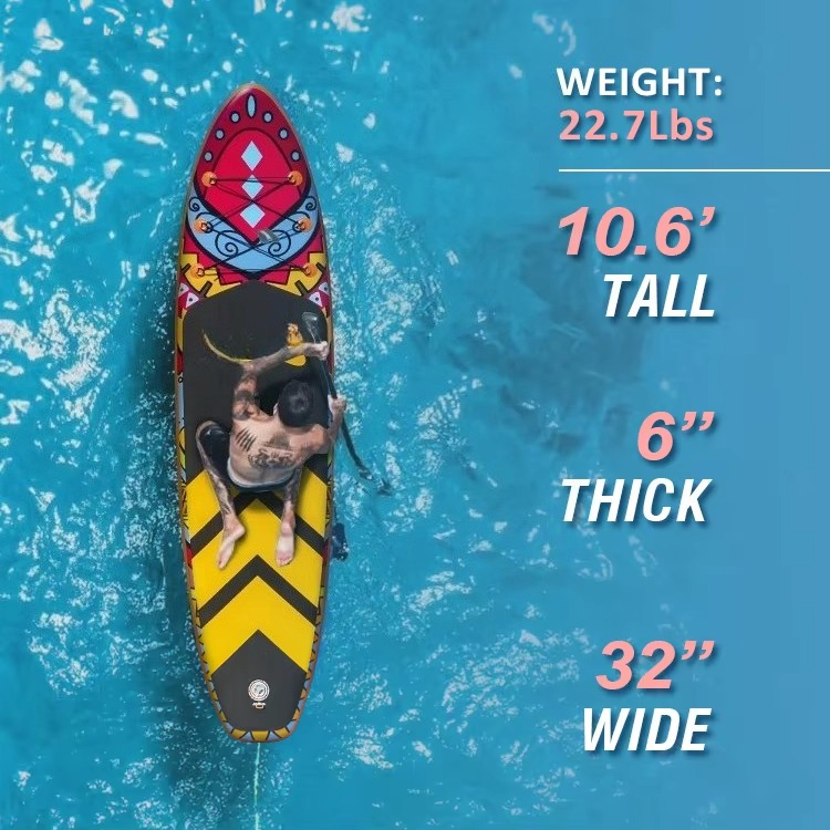 Надувная SUP-доска (10,6 футов – обзор и цена Inflatable Paddle Board 10.6Ft