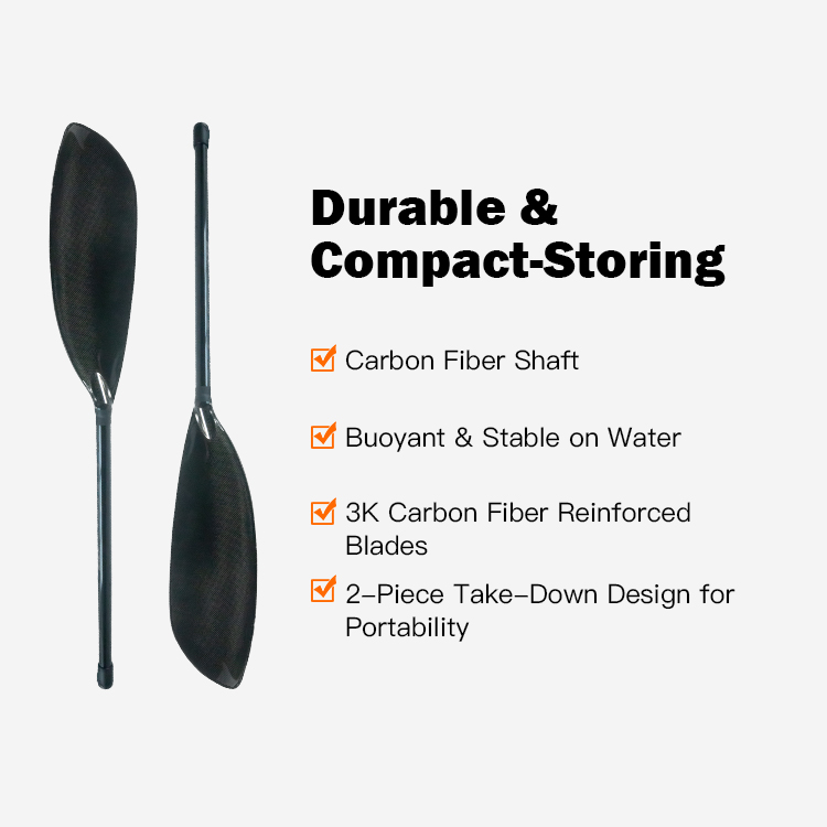 Углепластиковое весло для каяк – обзор и цена Kayak Paddle Carbon 2 Piece