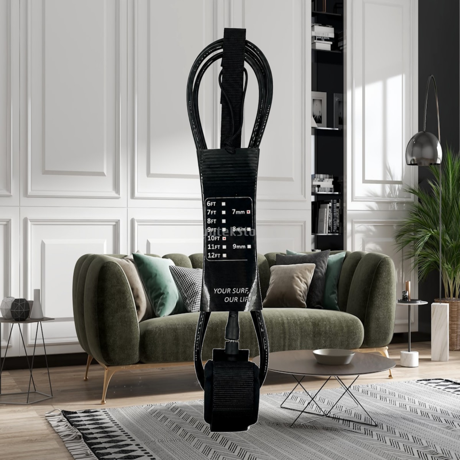 Спиральный страховочный ремень – обзор и цена Paddle Board Leash Coiled