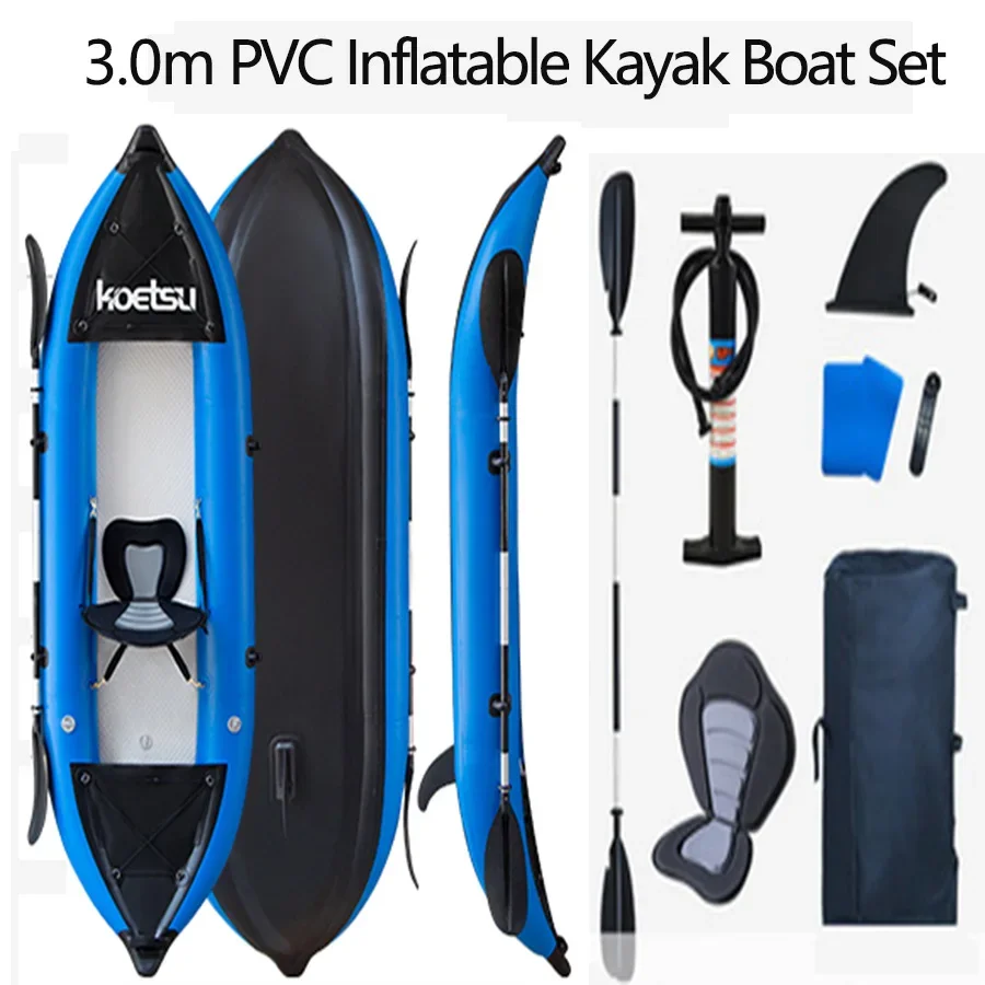 KOETSU 1-2 человека надувной П – обзор и цена Kayak Inflatable 2 Person