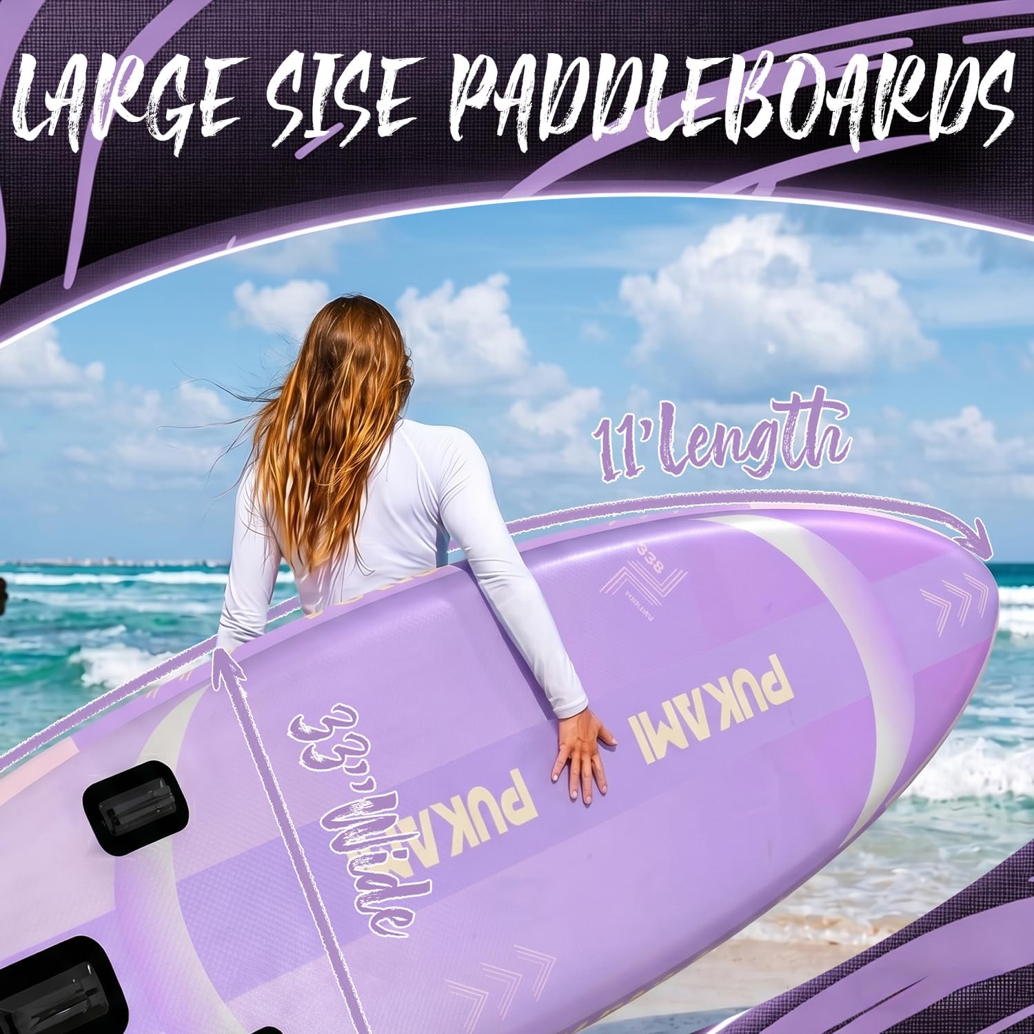 Сверхширокая надувная доска дл – обзор и цена Paddle Board Backpack