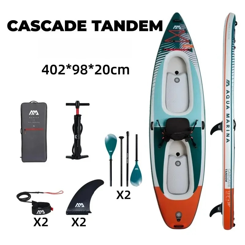 Надувная доска для гребли стоя – обзор и цена Kayak Inflatable 2 Person