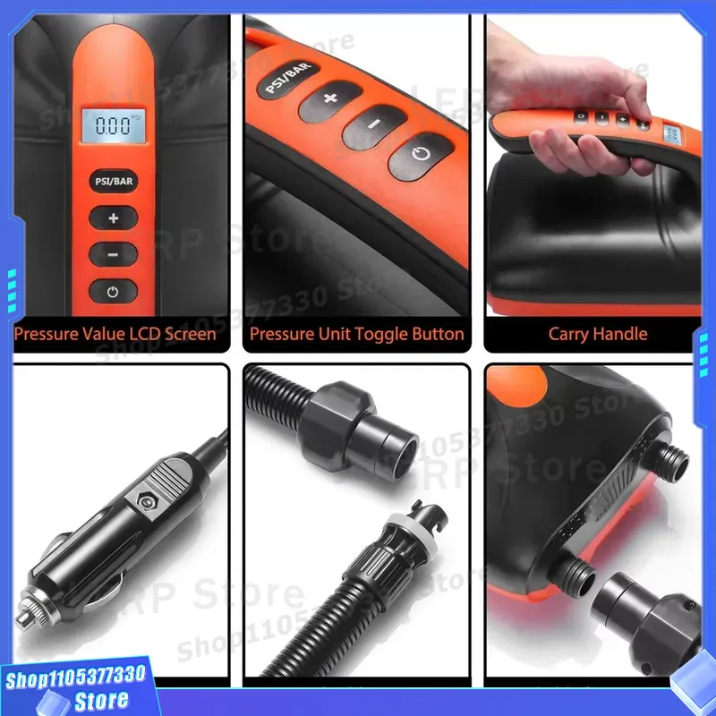 Электрический воздушный насос  – обзор и цена Paddle Board Electric Pump 20Psi